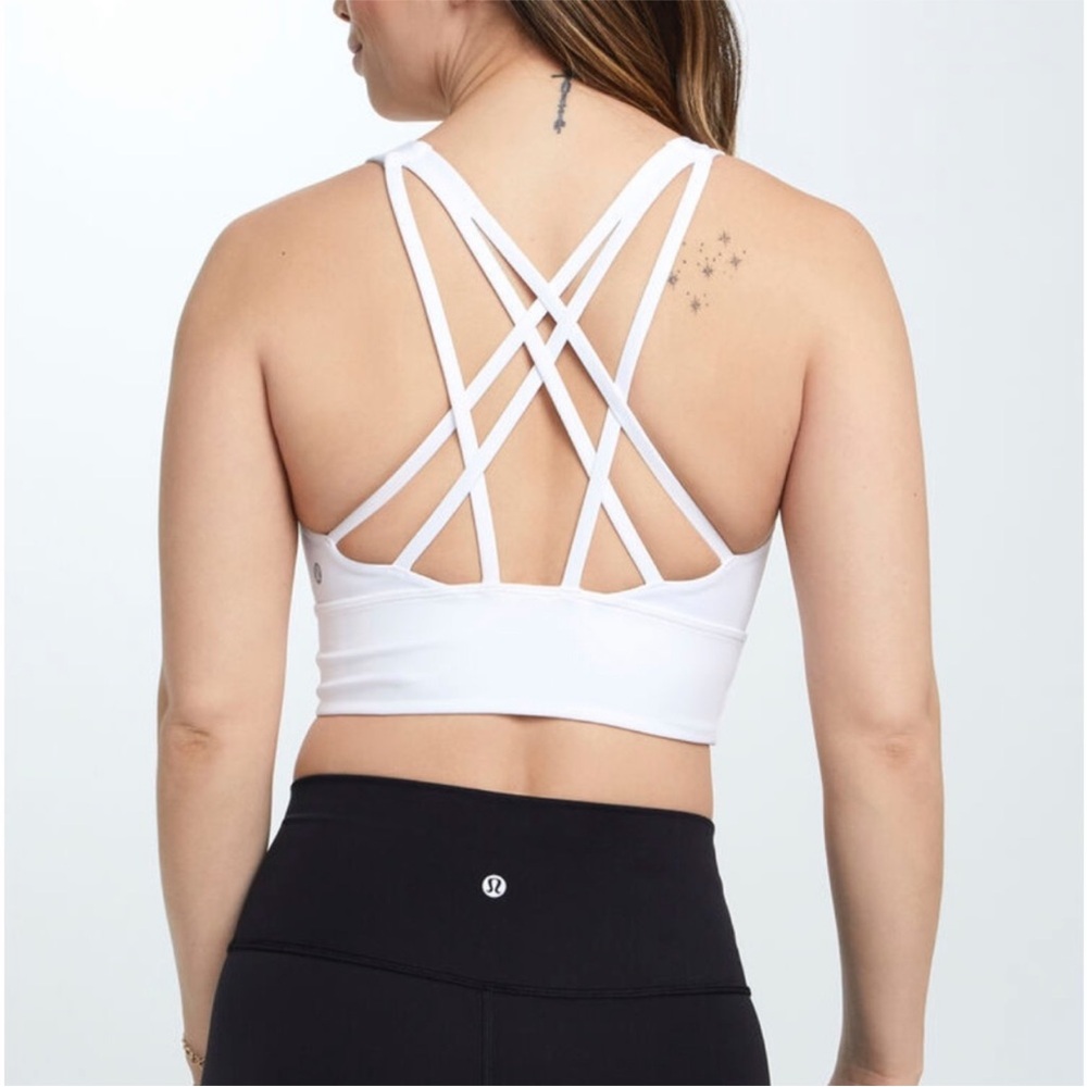Lululemon Free To Be Serene Long Line Bra With Soul Stars